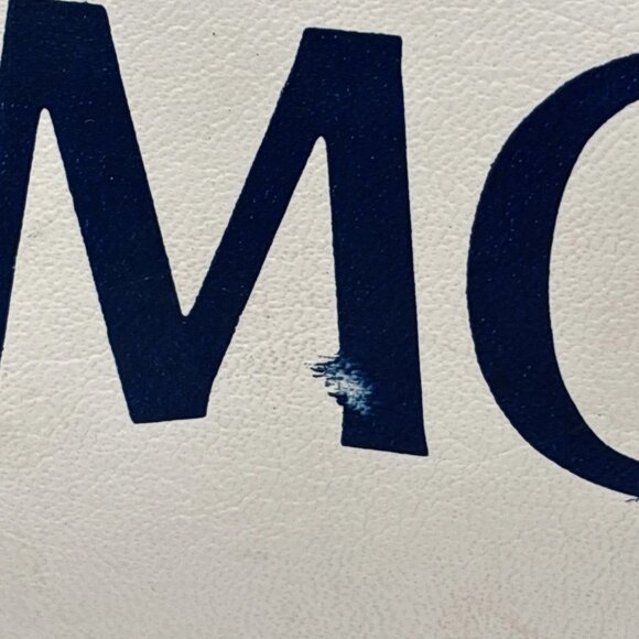 Vintage Molson Award White Leather Travel Duffel Bag - Canadian Made - Picture 10 of 14